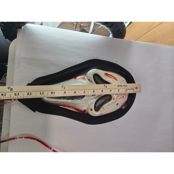 Scream Halloween Bleeding Ghost Mask with blood pump Costume  #774 - Picture 7 of 7